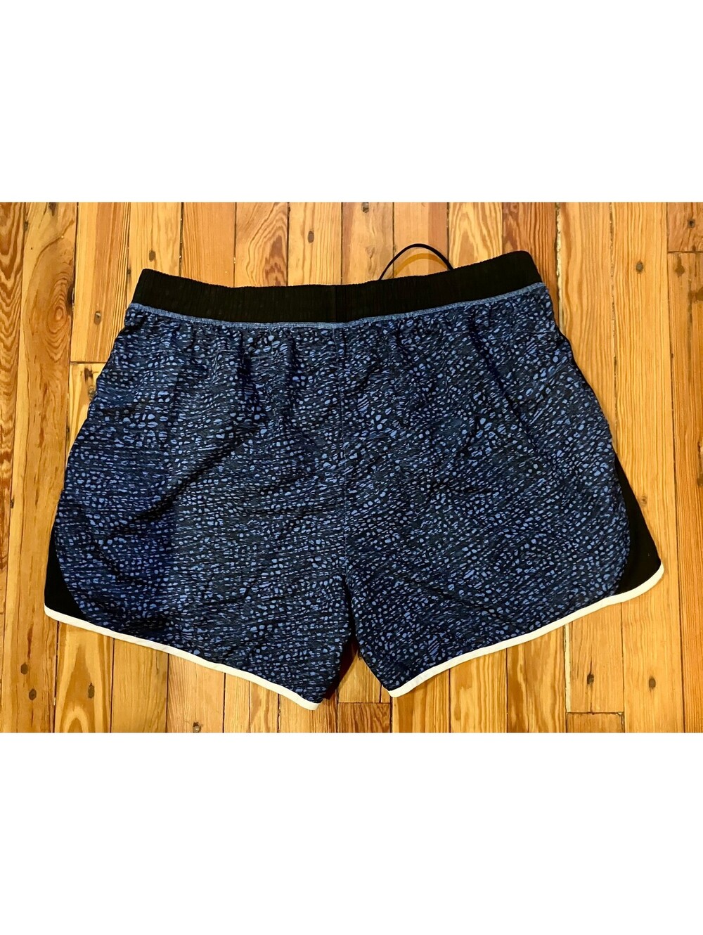 JMS Just My Size Active Running Shorts Blue Speckle Plus Size Gorpcore 3X 22W